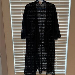 LuLaRoe Black Lace Kimono